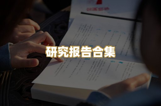 研究报告合集
